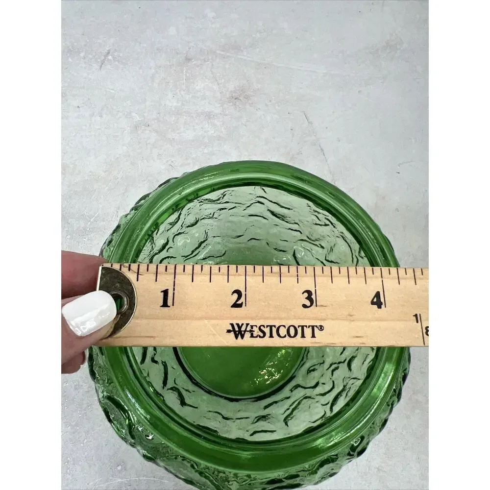 Rose Bowl Vase Retro Green Brody Co Cleveland‎ USA Vintage Home Decor